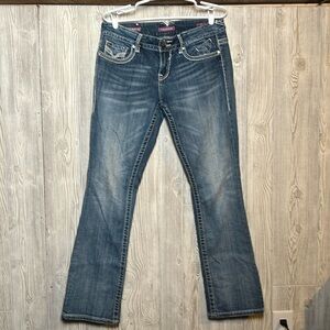 Women’s Vigoss Bootcut medium wash bling Size 9/33